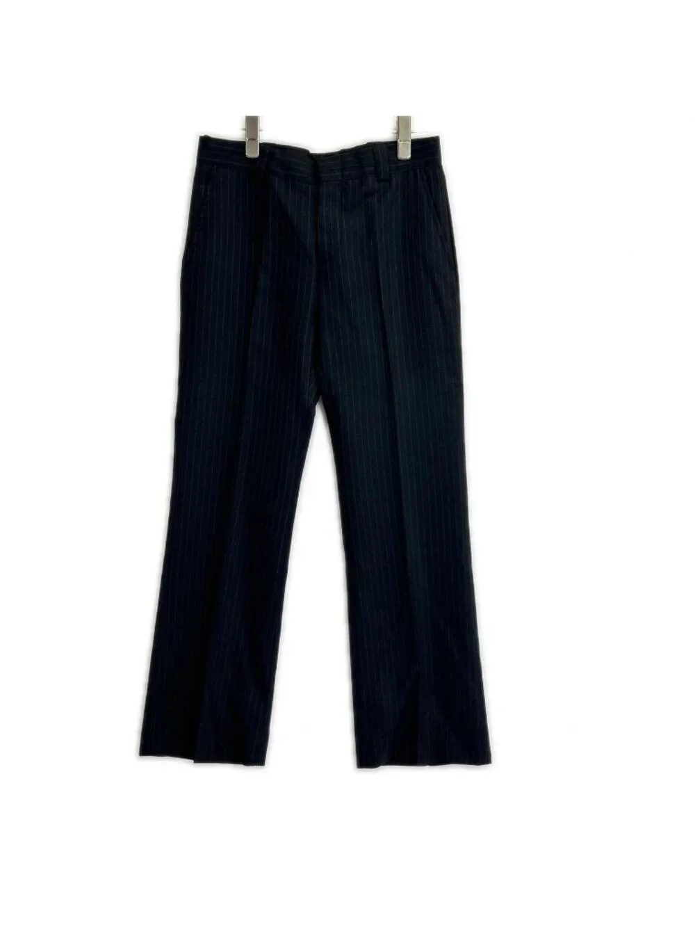 Gucci Black Pinstripe Pants 38